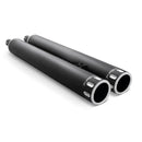 Freedom Performance 4" Slip-On Mufflers for Indian 14-21 Chief / Black / Black Eagle End Caps  - Customhoj