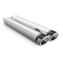 Freedom Performance 4" Slip-On Mufflers for Indian 14-21 Chief / Chrome / Black Racing End Caps  - Customhoj