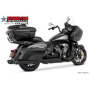 Freedom Performance 4" Slip-On Mufflers for Indian 14-21 Chieftain / Black / Black Liberty End Caps  - Customhoj