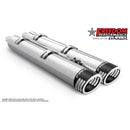 Freedom Performance 4" Slip-On Mufflers for Indian 14-21 Chieftain / Chrome / Black Racing End Caps  - Customhoj