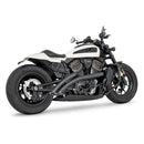 Freedom Performance Radical Radius Slash Cut Exhaust for Harley 21-25 Sportster S RH1250S / Black / Sculpted Black  - Customhoj