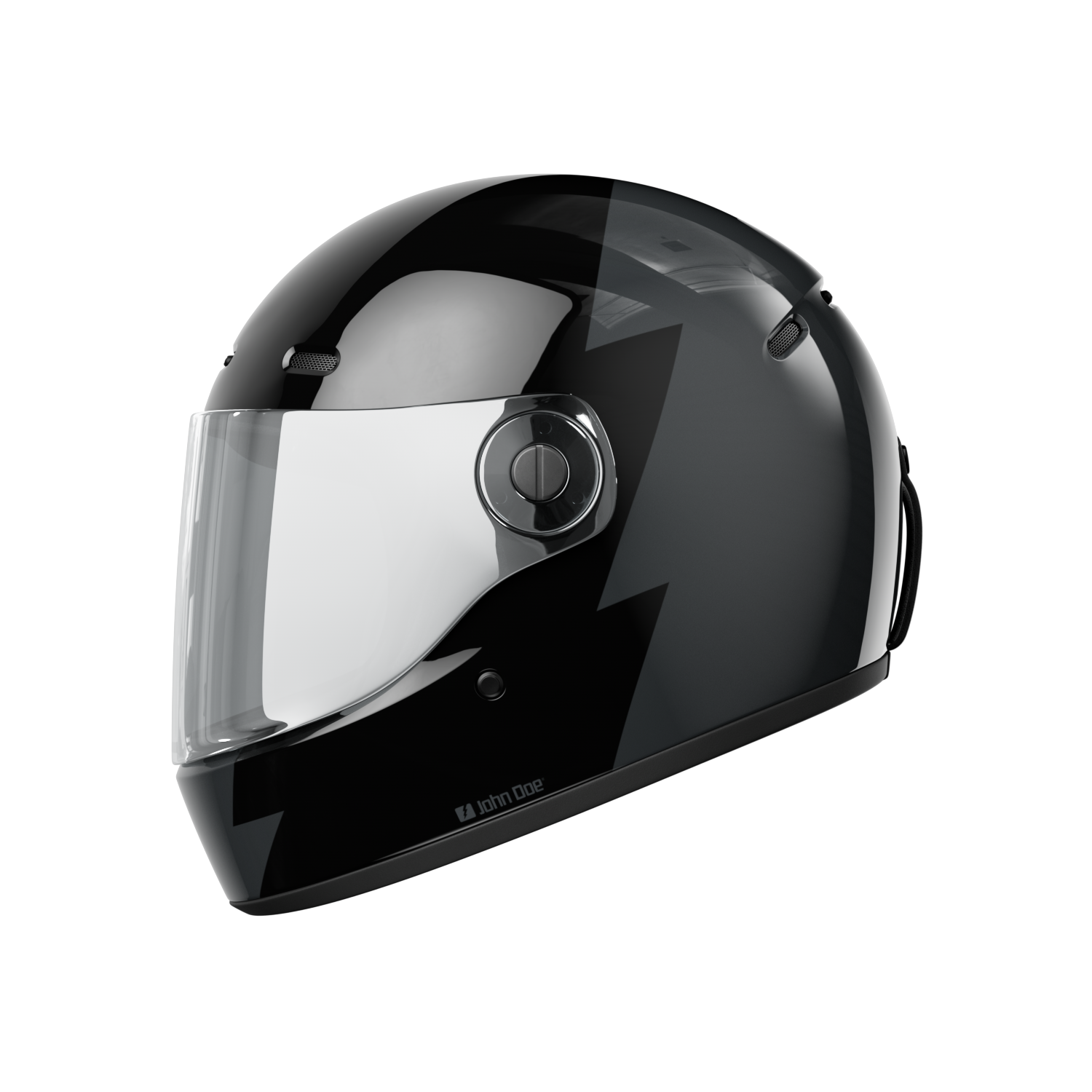 John Doe En Español Retro Motorrad Helm M - John Doe JD/ONE Signature  Frozen Black Urban Motorcycle, image size:1024x1024
