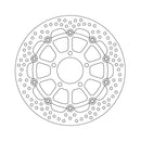 Moto-Master Brake Disc Suzuki C 1800 R RT Intruder 2008 Moto-Master Halo Front Right Brake Disc for Suzuki Customhoj