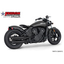 Freedom Performance Indian Slip-On Black / Black Sculpted Liberty End Caps Freedom Performance 4" Slip-Ons Black / Chrome Indian Scout 14-up Customhoj
