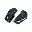 Kuryakyn Floorboards Harley All H-D (excl. 15-20 XG Street rider position) with correct adapters / Black Kuryakyn Phantom Mini Boards for Harley Customhoj