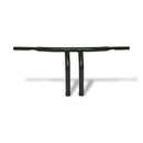 MCS T-Bar/Clubstyle Fat Svart / Med dimples (För HD reglage) MCS Fat 1-1/4" Tiller Styre 12" Svart/Krom Customhoj