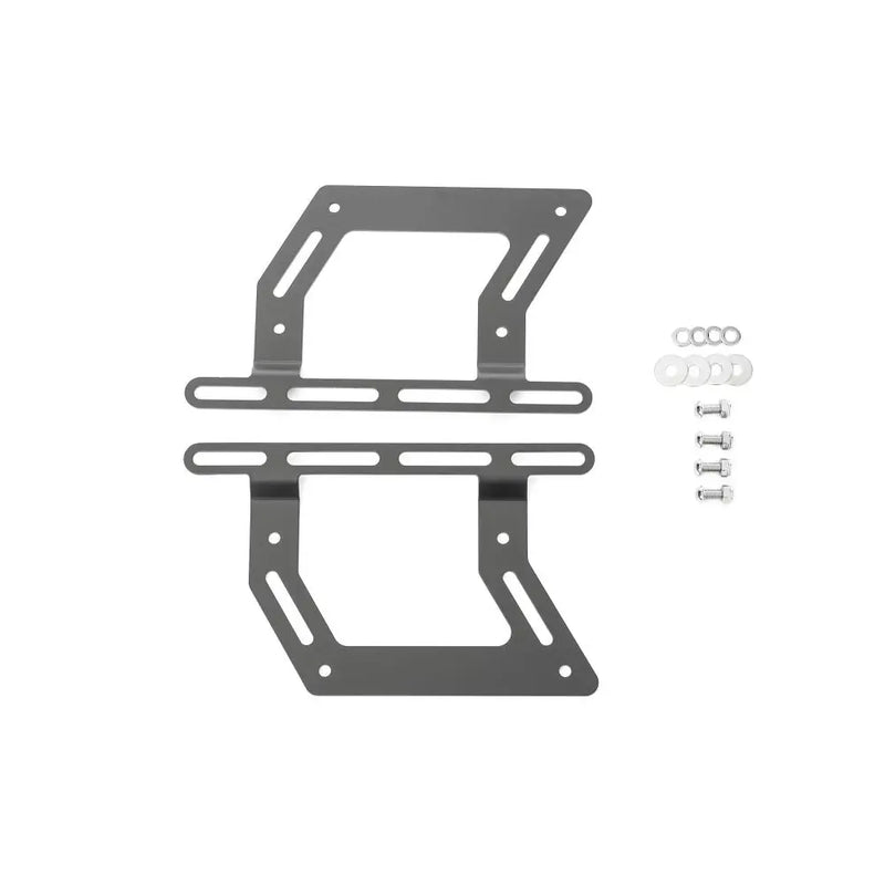 Highway Hawk Kit universal de soporte para alforjas de motocicleta, color negro