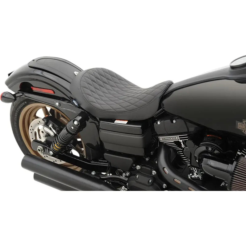 Drag Specialties Asiento individual de perfil bajo para Harley