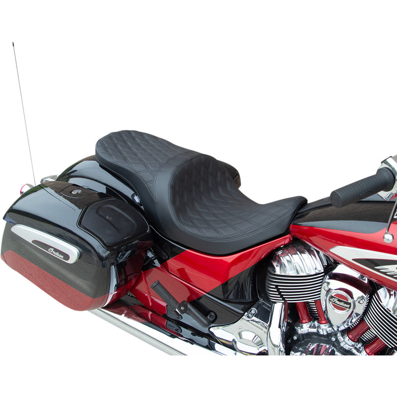 Drag Specialties Asiento Delantero de Perfil Bajo Touring para Indian 