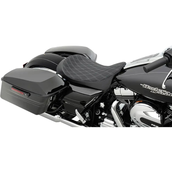 Drag Specialties Asiento Solo de Perfil Bajo EZ-ON para Harley 