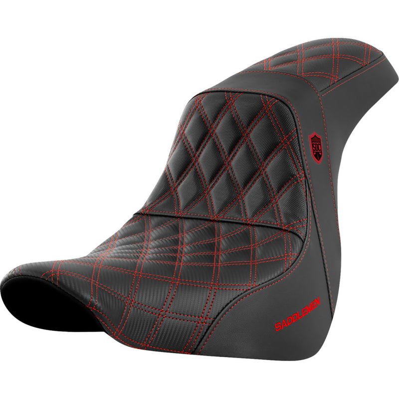 Saddlemen Asiento Pro SDC Performance Gripper Lattice Stitch para Harley