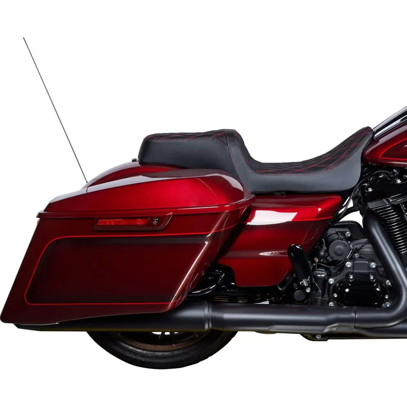 Drag Specialties Asiento Performance Predator 1-Up para Harley