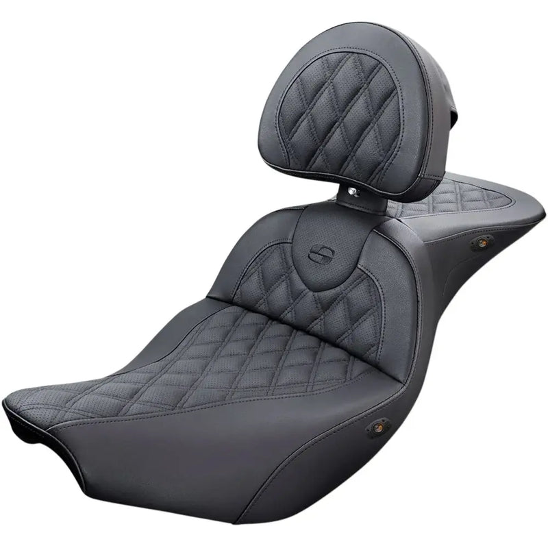 Saddlemen Roadsofa Asiento de punto reticular para Indian