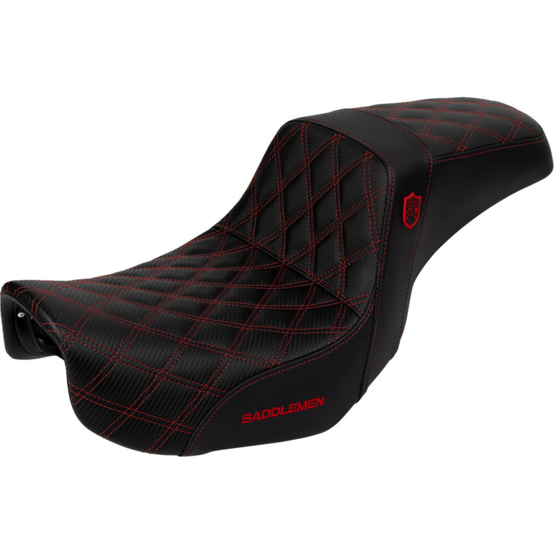 Saddlemen Asiento Pro SDC Performance Gripper Lattice Stitch para Harley