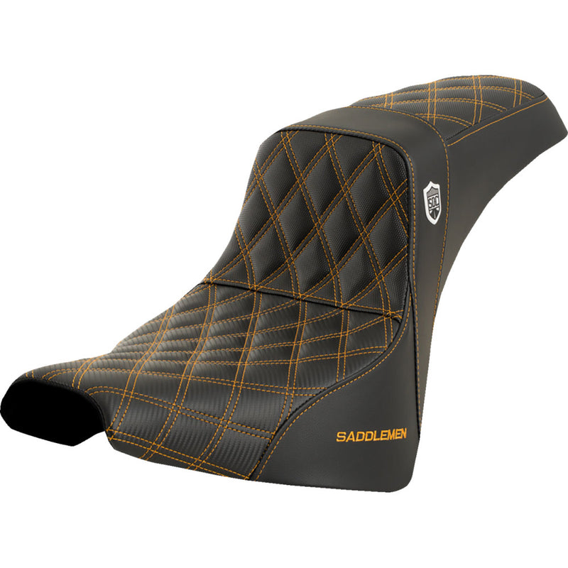 Saddlemen Asiento Pro SDC Performance Gripper Lattice Stitch para Harley