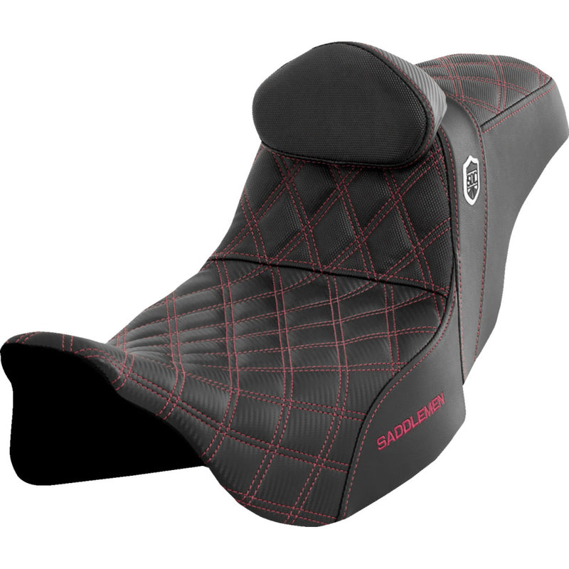 Saddlemen Asiento Pro SDC Performance Gripper Lattice Stitch para Harley