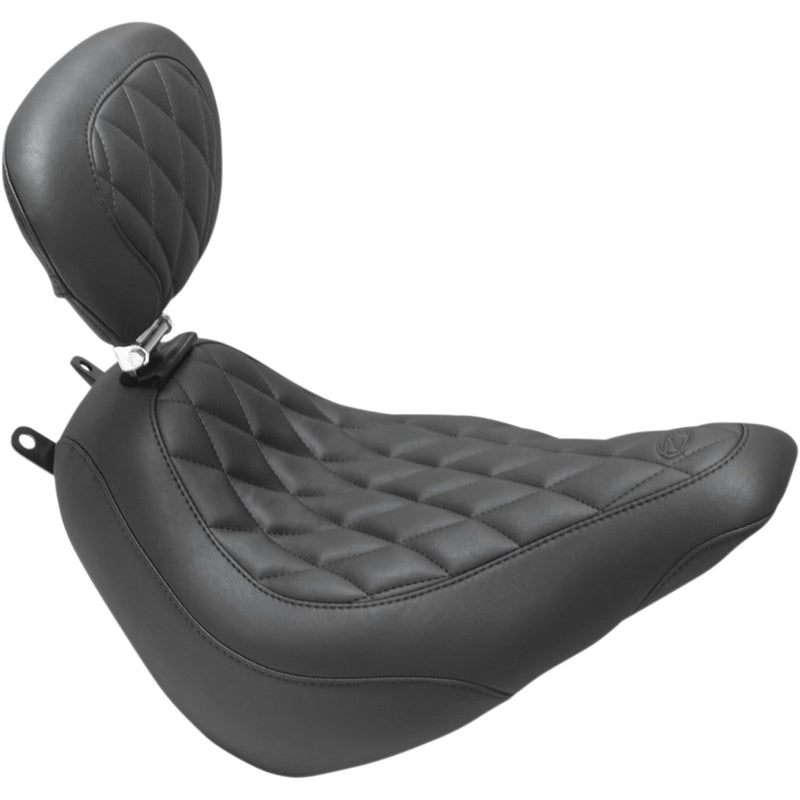 Mustang Asiento individual ancho Tripper para Harley