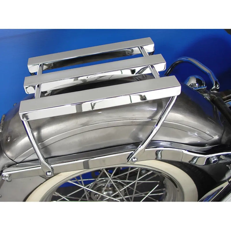 MCS Portaequipajes cromado de 3 canales para Harley