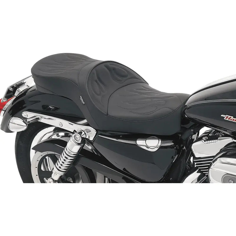 Drag Specialties Asiento de perfil bajo Touring para Harley 