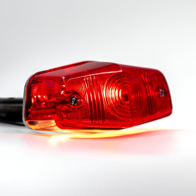 SMP Lucas Luz trasera personalizada para motocicleta cromada