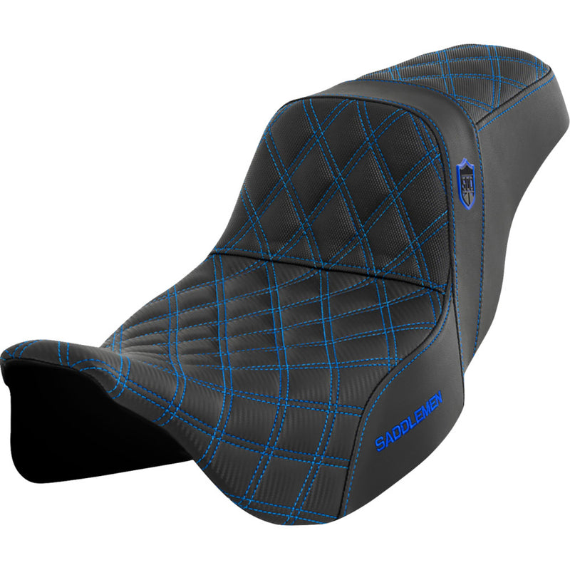 Saddlemen Asiento Pro SDC Performance Gripper Lattice Stitch para Harley