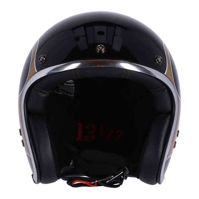 13 1/2 Skull Bucket Open Motorcycle Helmet