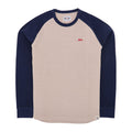 13 1/2 Waffle Jersey Sand/Navy / S