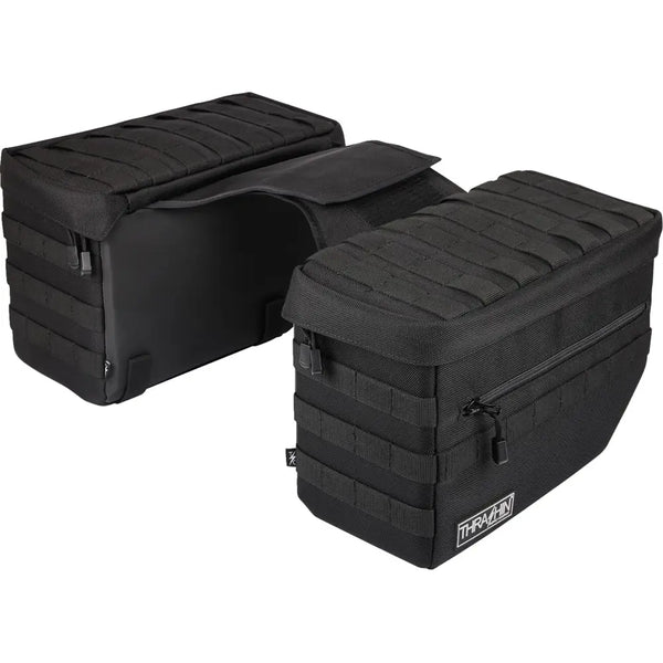Thrashin Supply Escape 18L Juego de alforjas para motocicleta tipo throw-over