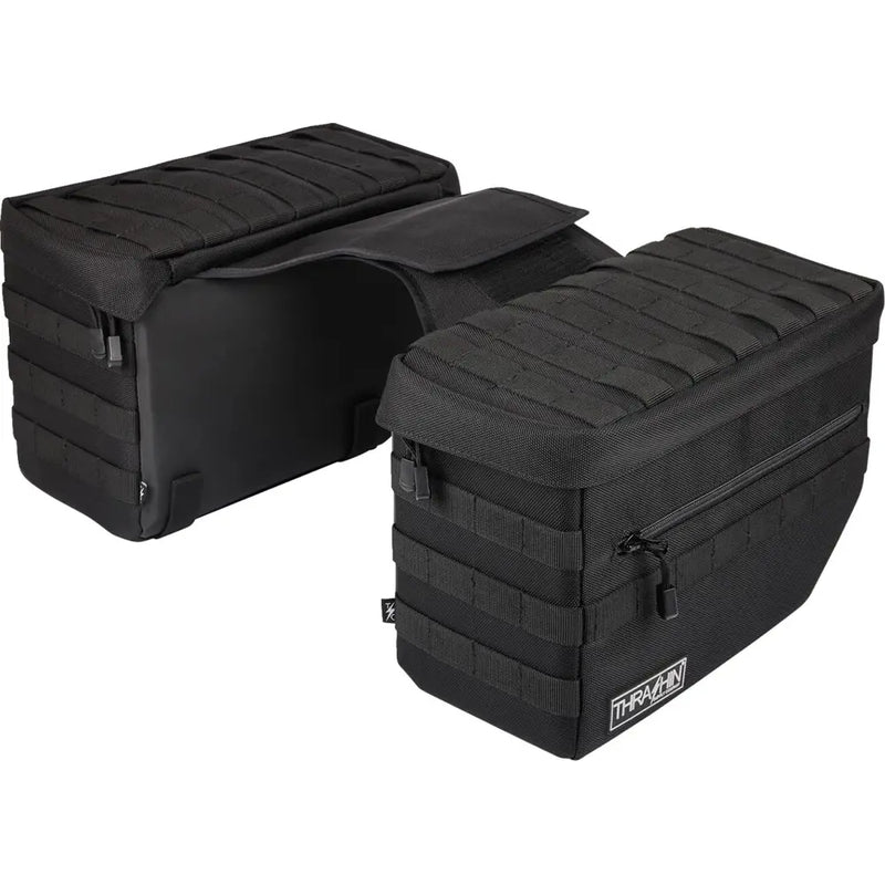 Thrashin Supply Escape 18L Juego de alforjas para motocicleta tipo throw-over