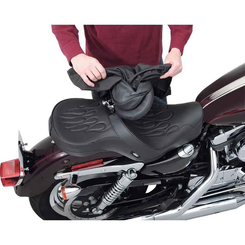 Drag Specialties EZ Glide II Funda impermeable convertible para respaldo de motocicleta
