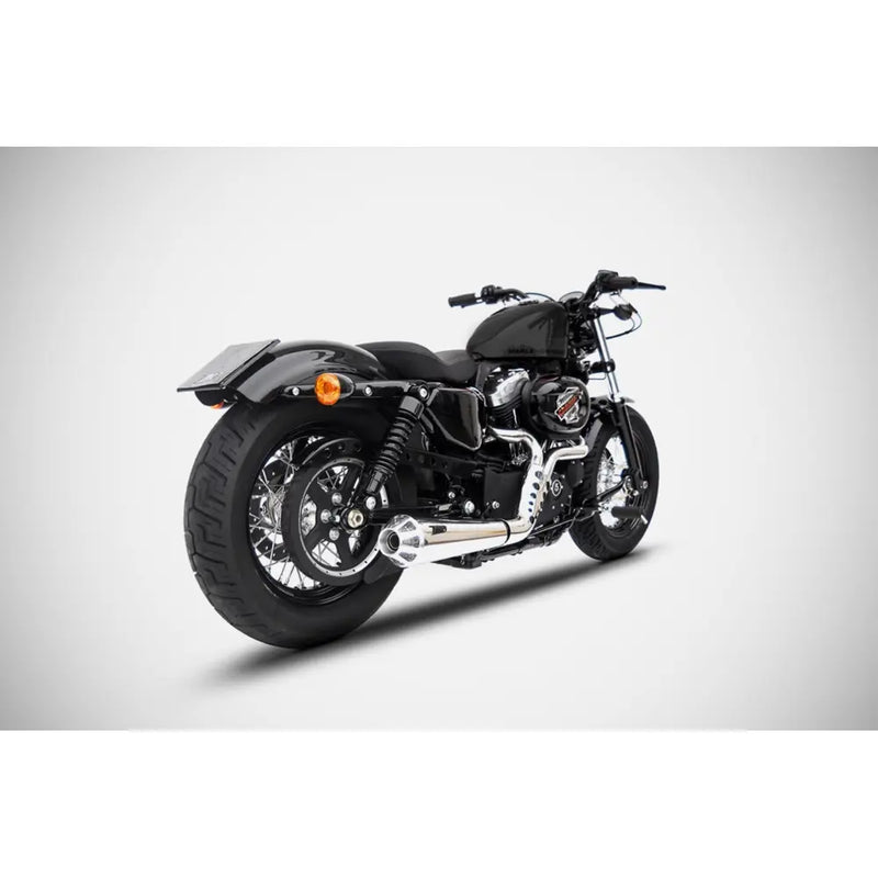 Sistema de escape Zard 2 en 1 cónico Euro 3 E3 para Harley