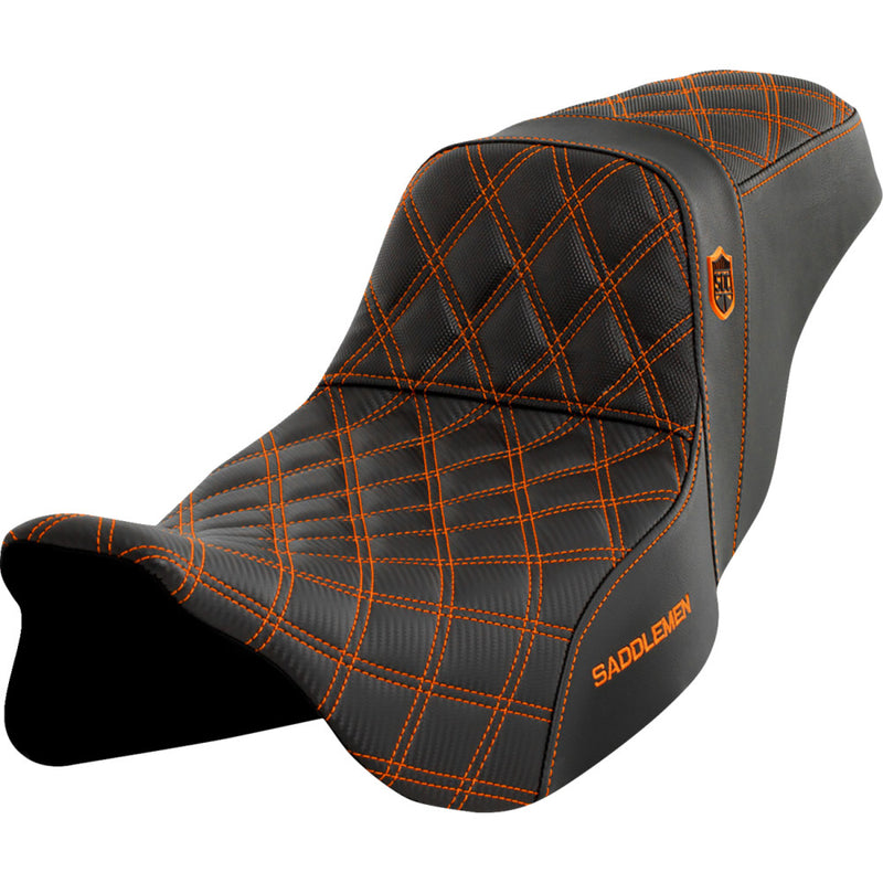 Saddlemen Asiento Pro SDC Performance Gripper Lattice Stitch para Harley