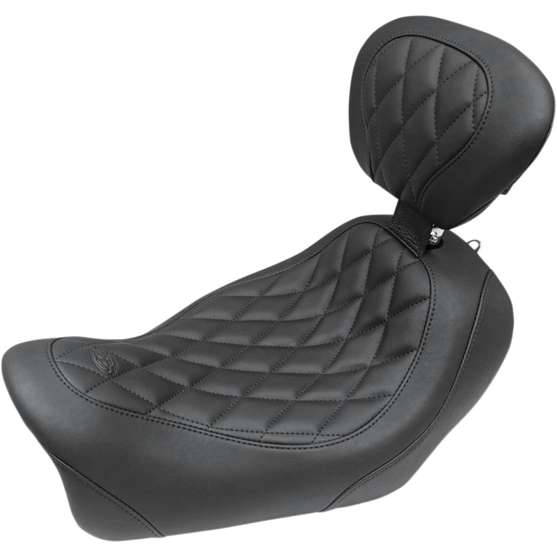 Mustang Asiento individual ancho Tripper para Harley