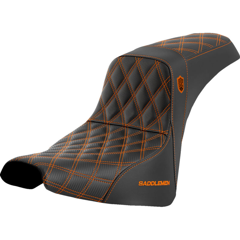 Saddlemen Asiento Pro SDC Performance Gripper Lattice Stitch para Harley