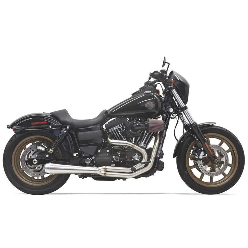 Sistema de escape Bassani Road Rage III inoxidable 2 en 1 para Harley