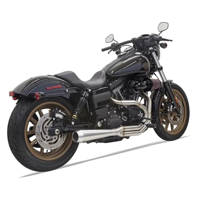 Sistema de escape Bassani Road Rage III inoxidable 2 en 1 para Harley