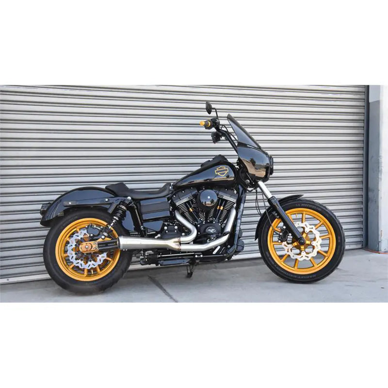 Bassani The Ripper Sistema de escape corto 2 en 1 para Harley