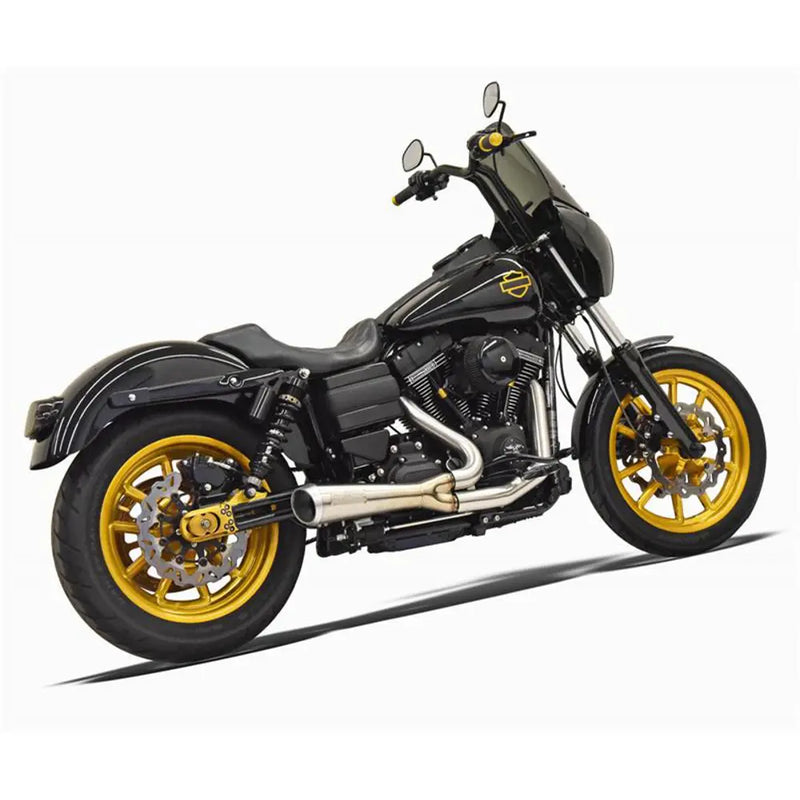 Bassani The Ripper Sistema de escape corto 2 en 1 para Harley