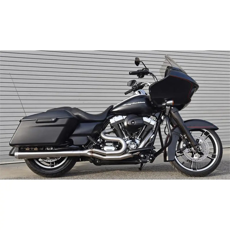 Bassani Road Rage III Sistema de escape largo inoxidable 2 en 1 para Harley