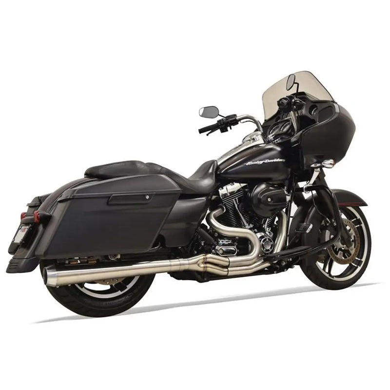 Bassani Road Rage III Sistema de escape largo inoxidable 2 en 1 para Harley