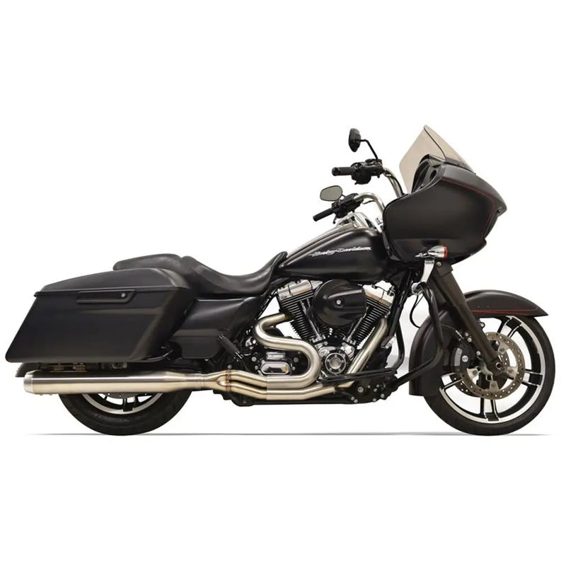 Bassani Road Rage III Sistema de escape largo inoxidable 2 en 1 para Harley