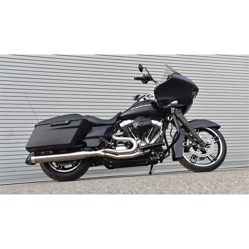 Bassani Road Rage III Sistema de escape largo inoxidable 2 en 1 para Harley