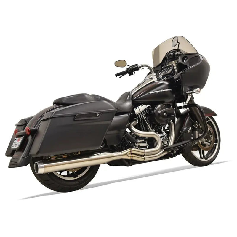 Bassani Road Rage III Sistema de escape largo inoxidable 2 en 1 para Harley