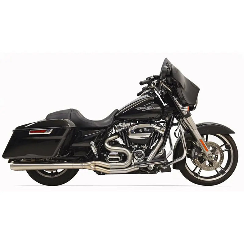 Bassani Road Rage III Sistema de escape largo inoxidable 2 en 1 para Harley