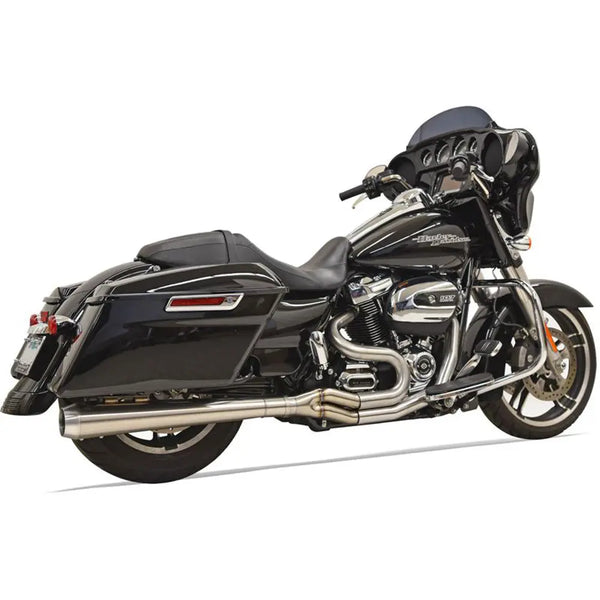 Bassani Road Rage III Sistema de escape largo inoxidable 2 en 1 para Harley