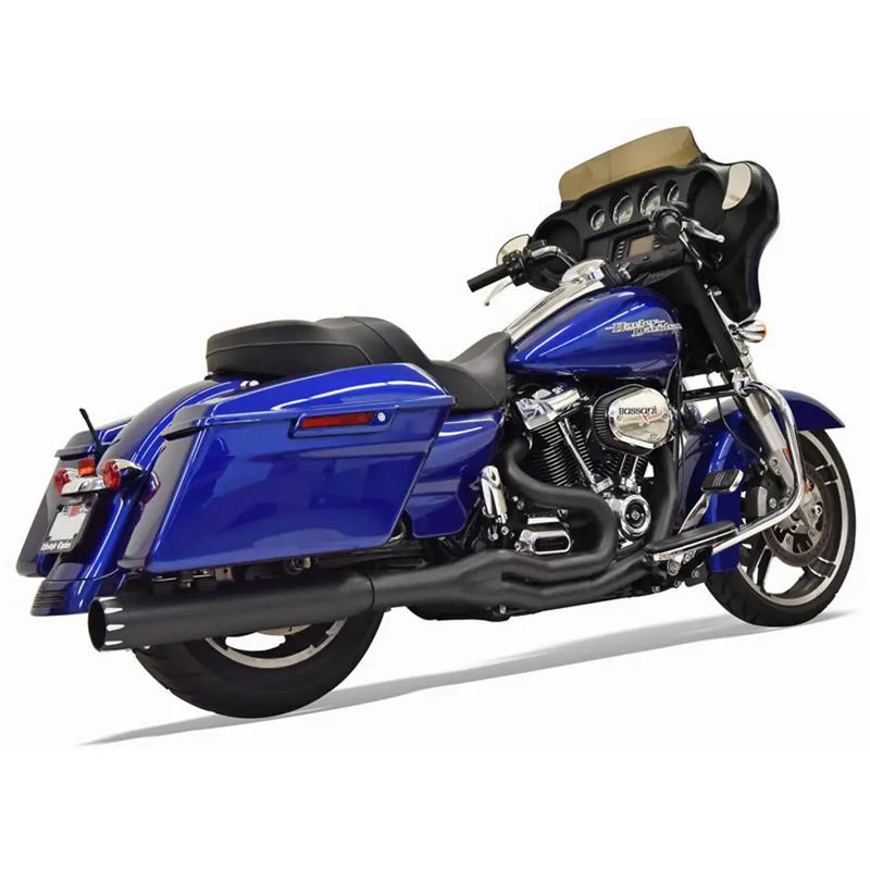 Sistema de escape Bassani Road Rage II High Horsepower 2 en 1 para Harley