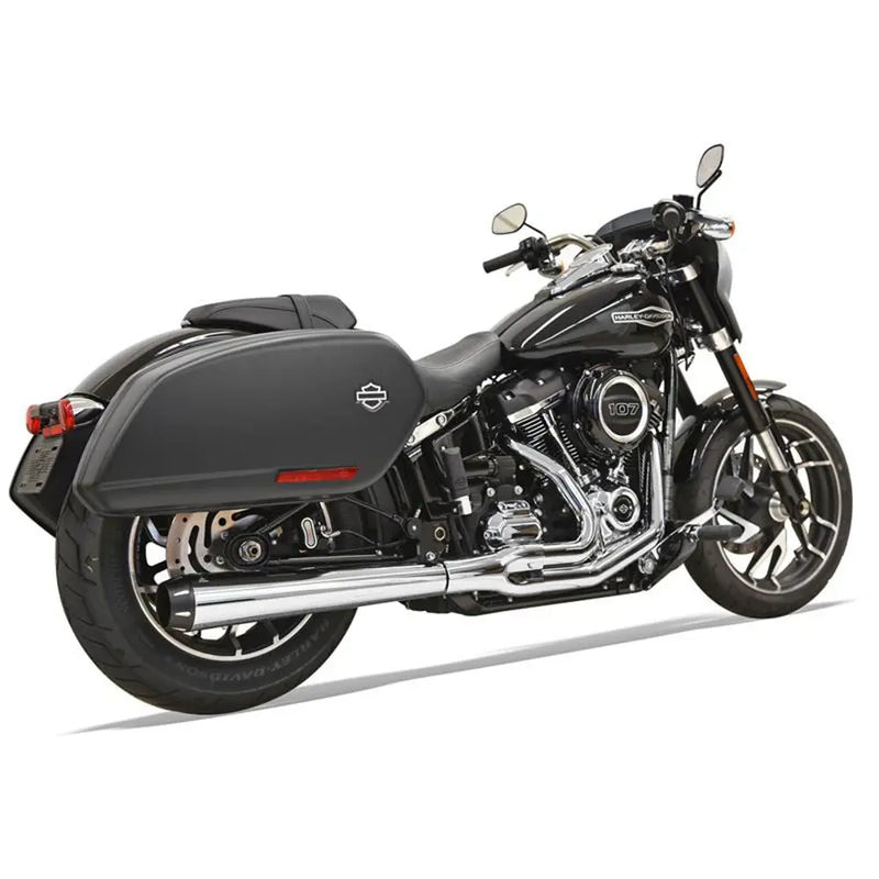 Sistema de escape Bassani Road Rage Long Megaphone 2 en 1 para Harley