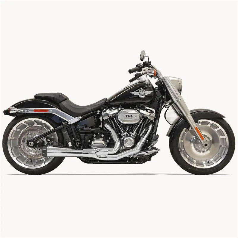 Sistema de escape Bassani Road Rage Megáfono corto 2 en 1 para Harley