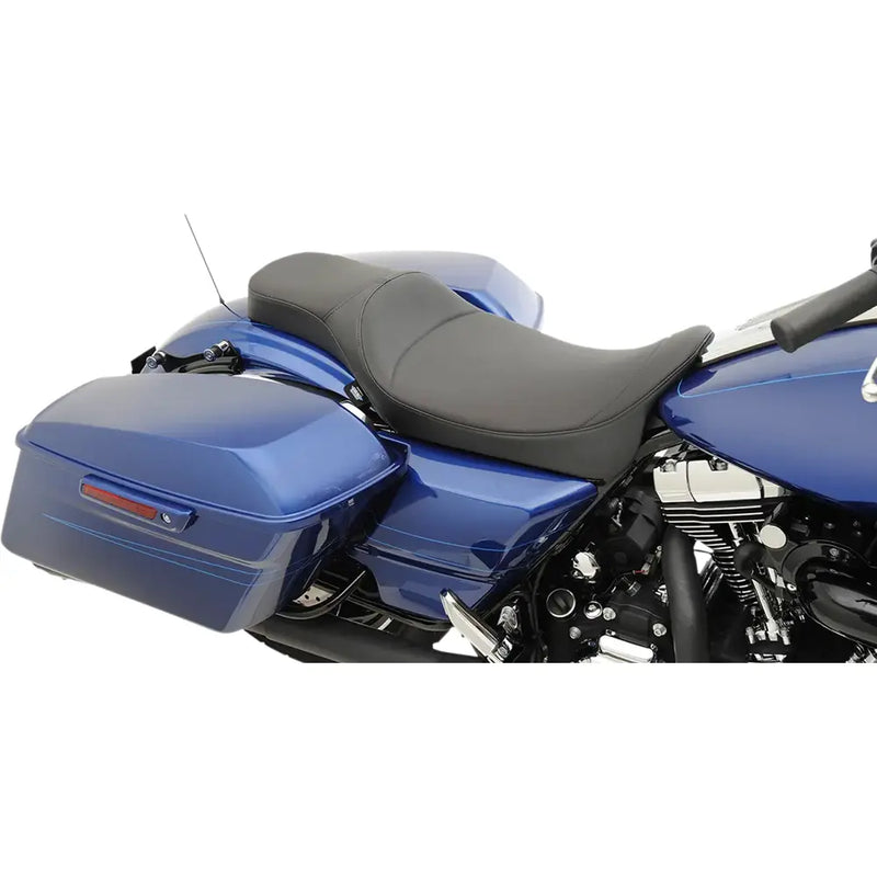 Drag Specialties Asiento Predator 2-Up de Alcance Extendido para Harley 