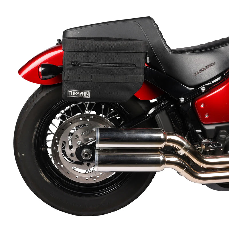 Thrashin Supply Essential Juego de alforjas para motocicleta de 10 litros